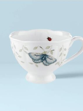 Lenox Butterfly Meadow 8oz Cups - Set of 3 - NWT